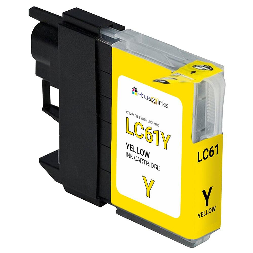 thumbnail image 2 of Compatible LC61 Yellow Ink Cartridge For Brother MFC-495CW – Generic Brand 2 of 3