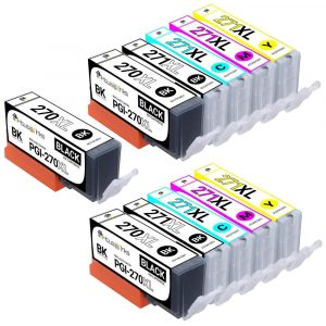 Canon Compatible Ink Cartridge 11PK – 3 PGI270XL & 2ea. CLI271XL BCMY