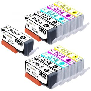 Canon Compatible Ink Cartridge 11PK – 3 PGI5 & 2ea. CLI8 BCMY