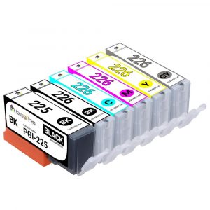 Canon Compatible Ink Cartridge 6PK – PGI225 & 1ea. CLI226 BCMY + Gray
