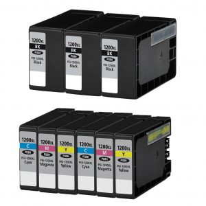 Canon PGI-1200XL Compatible Ink Cartridges 9PK (3B, 2ea. CMY) Combo