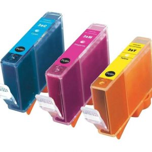 Canon BCI-3/3e Compatible Ink Cartridges 3PK – Cyan, Magenta, Yellow
