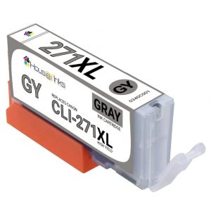 Canon CLI-271XL (0340C001) High Yield Gray Compatible Ink Cartridge