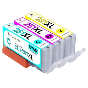 Canon CLI251XL Compatible Ink Cartridges 3PK (1ea. CMY) Combo