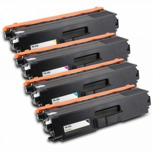 Brother TN336 High Yield Replacement Toner Cartridges 4PK (1ea. BCMY) Combo