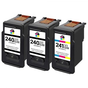 Canon PG240XL & CL241XL HY Remanufactured Ink Cartridges 3PK – 2B, 1C