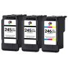 Canon PG245XL & CL246XL HY Remanufactured Ink Cartridges 3PK – 2B, 1C