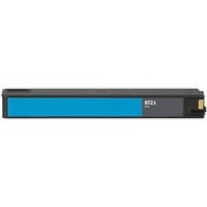 Compatible Cyan HP 972X High Yield Ink Cartridge (Replaces HP L0R98AN)