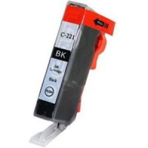 Compatible Black Canon CLI-221BK Ink Cartridge (Replaces Canon 2946B001)