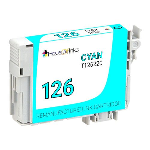 Epson 126 (T126220) High Yield Cyan Remanufactured Ink Cartridge