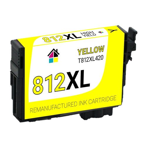 Epson 812XL (T812XL420) Yellow Remanufactured Ink Cartridge
