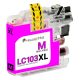 Brother LC103M Compatible High Yield Magenta Ink Cartridge (LC103 Series)