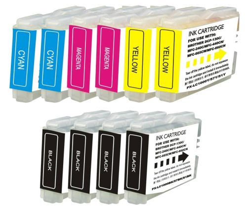 Brother LC-51 (LC51) Compatible Ink Cartridges 10PK (4B, 2ea. CMY) Combo
