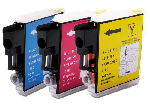 Brother LC-61 (LC61) Compatible Ink Cartridges 3PK (1ea. CMY) Combo