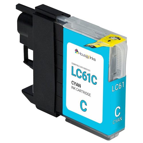 Brother LC61C Compatible Cyan Ink Cartridge (LC61 Series)