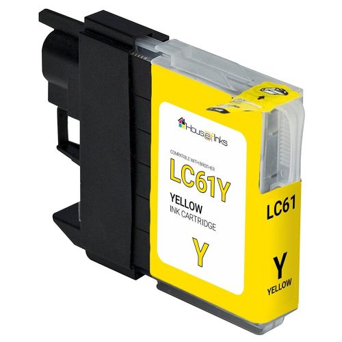 Brother LC61Y Compatible Yellow Ink Cartridge (LC61 Series)