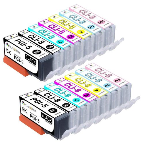 Canon Compatible Cartridge 14PK – 2 PGI5 & 2ea. CMY + Photo Cyan, Photo Magenta