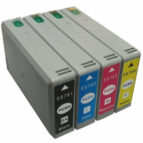 Epson 676XL Remanufactured Ink Cartridges 4PK (1ea. BCMY) Combo