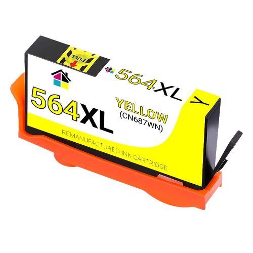 HP 564XL (CN687WN) High Yield Yellow Remanufactured Ink Cartridge