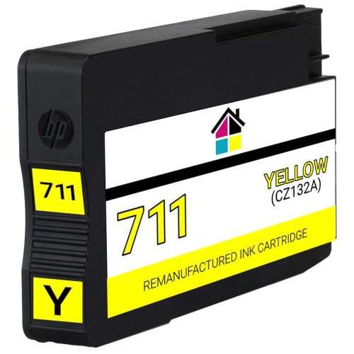 HP 711 (CZ132A) Yellow Remanufactured Ink Cartridge
