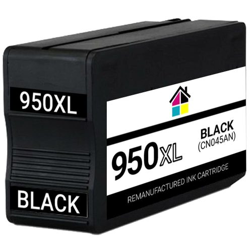 HP 950XL (CN045AN) High Yield Black Remanufactured Ink Cartridge