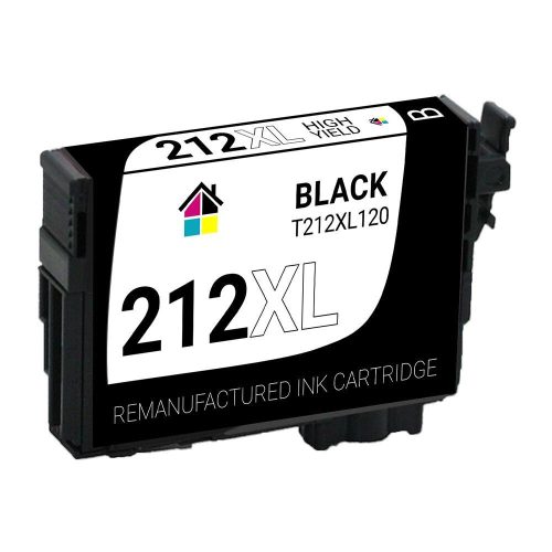 Epson 212XL (T212XL120) High Yield Black Remanufactured Ink Cartridge