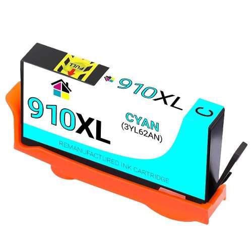 HP 910XL Cyan Remanufactured Ink Cartridge include Reads Ink Level
