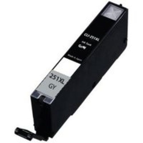 Compatible Grey Canon CLI-251XLGY Ink Cartridge (Replaces Canon 6452B001)