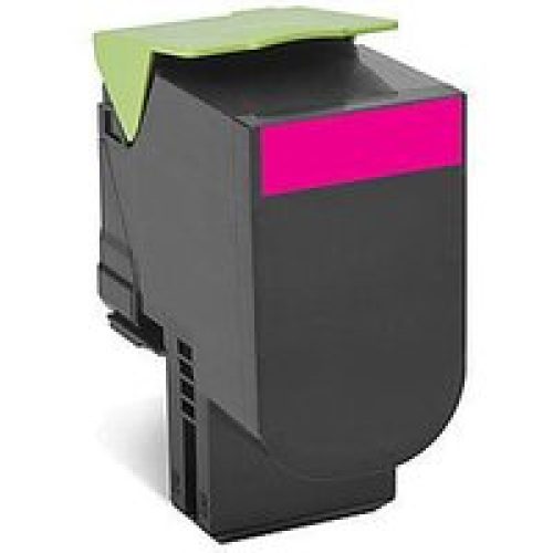 Compatible Magenta Lexmark 80C1SM0 Standard Yield Toner Cartridge